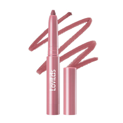 Define your lips—without the dry, scratchy feel.