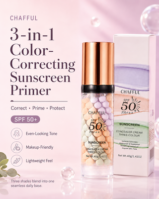 3-in-1 Color-Correcting Sunscreen Primer