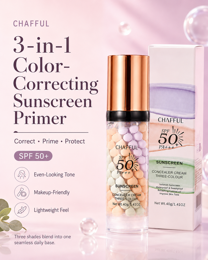 3-in-1 Color-Correcting Sunscreen Primer