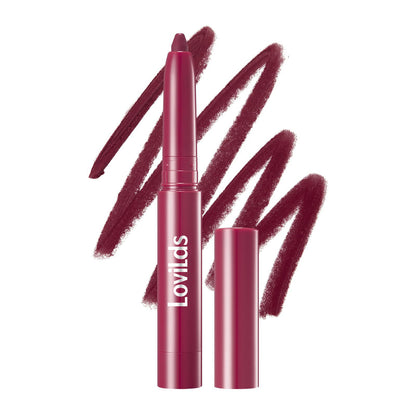 Define your lips—without the dry, scratchy feel.