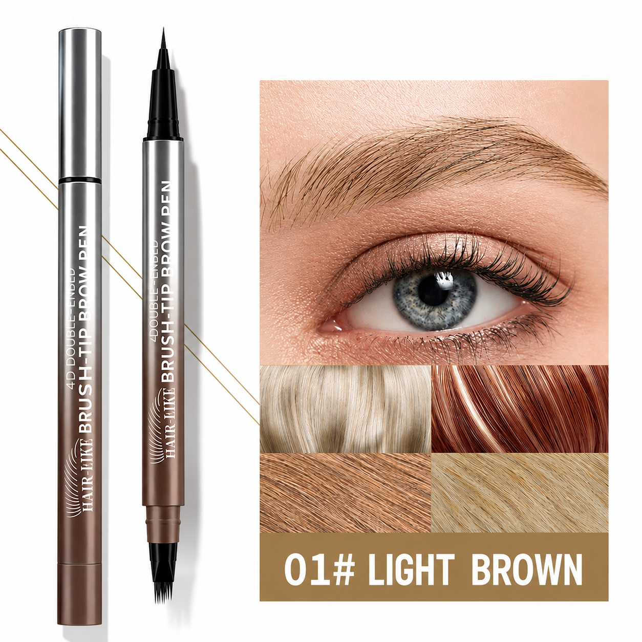 4D Dual-Ended Brow Pen