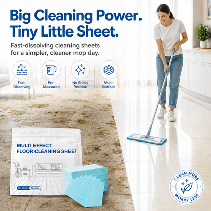 Drop It In. Mop the Mess Away.