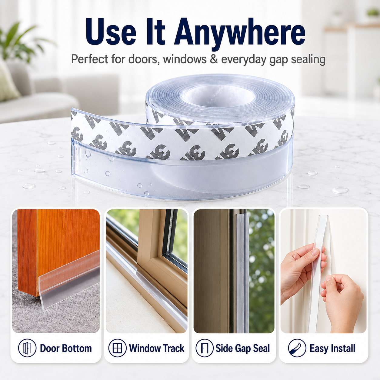 Silicone Door & Window Seal Strip