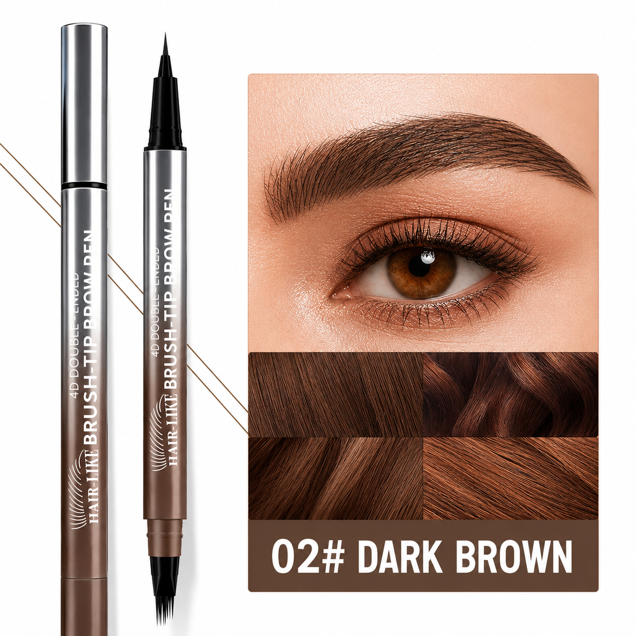 4D Dual-Ended Brow Pen
