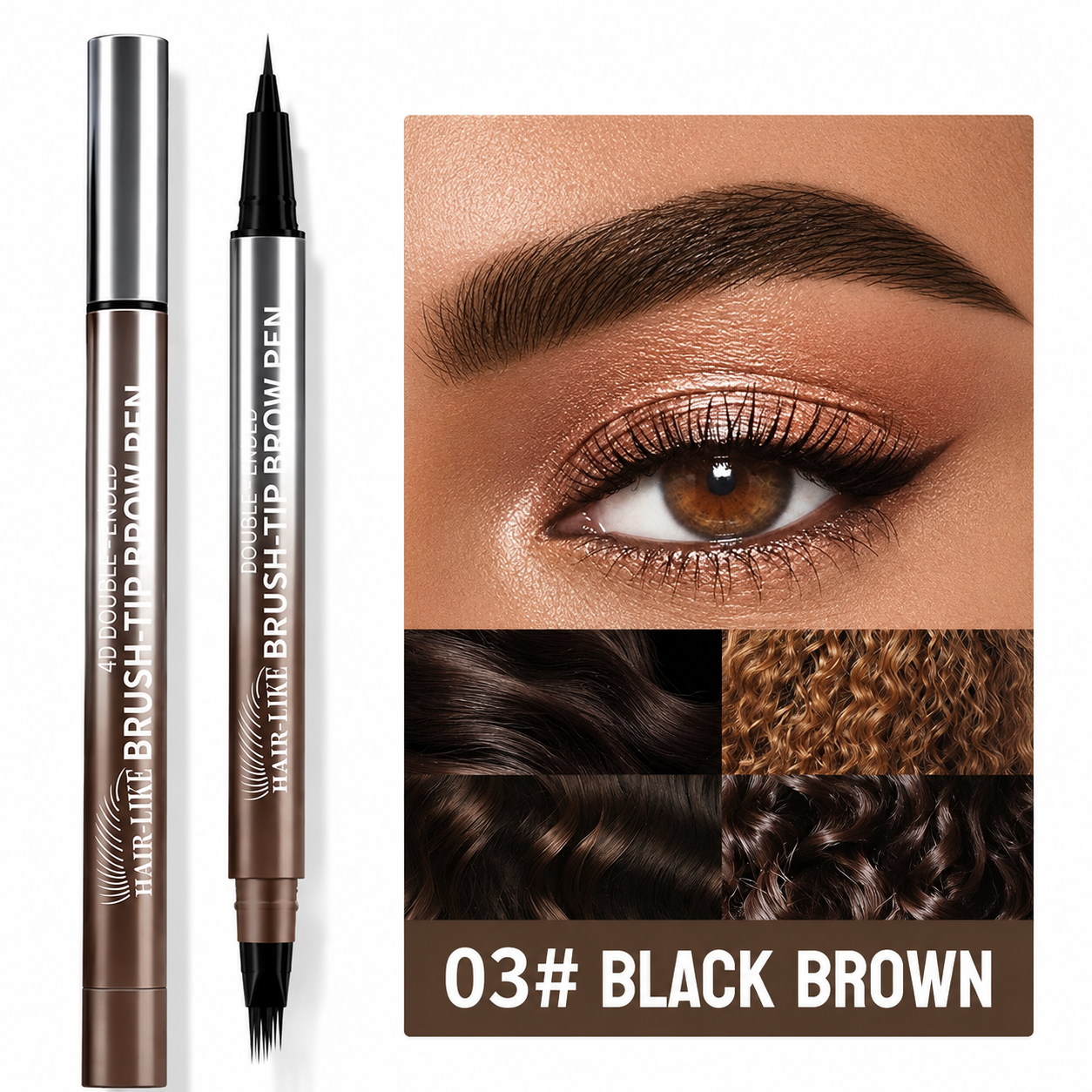 4D Dual-Ended Brow Pen