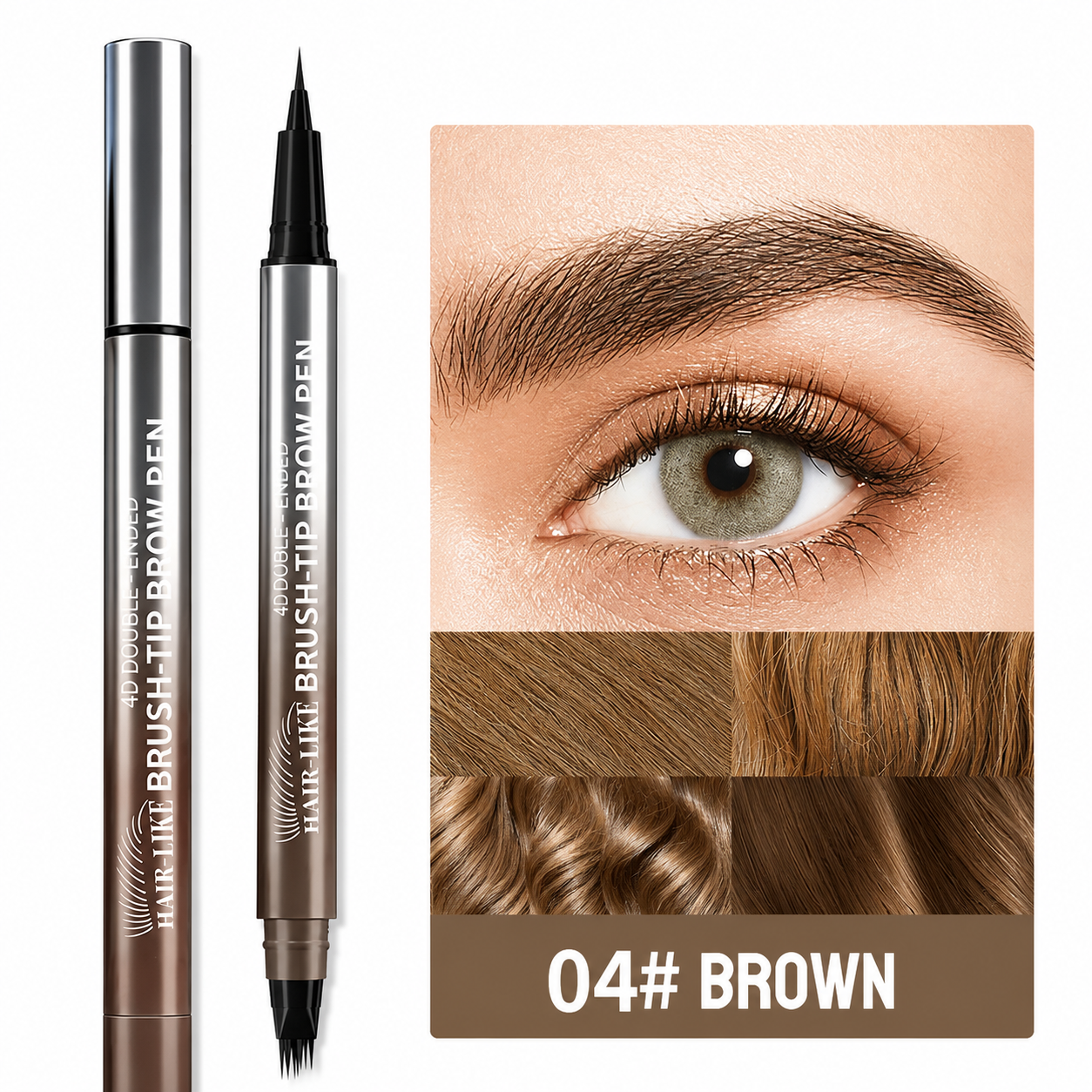 4D Dual-Ended Brow Pen