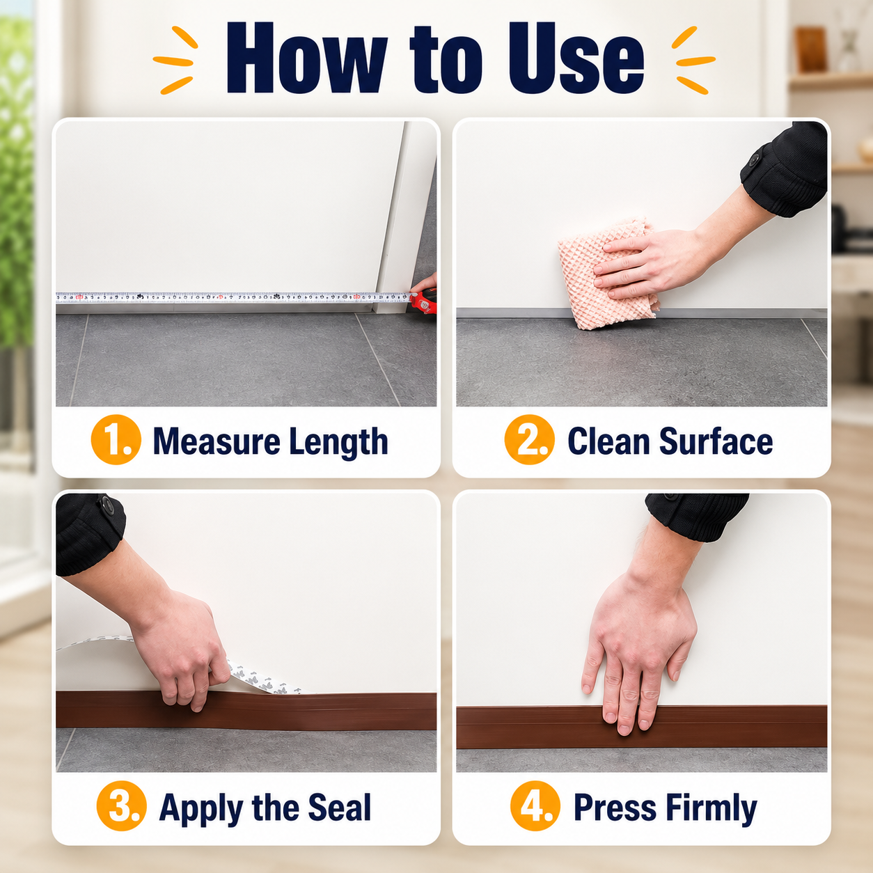 Silicone Door & Window Seal Strip