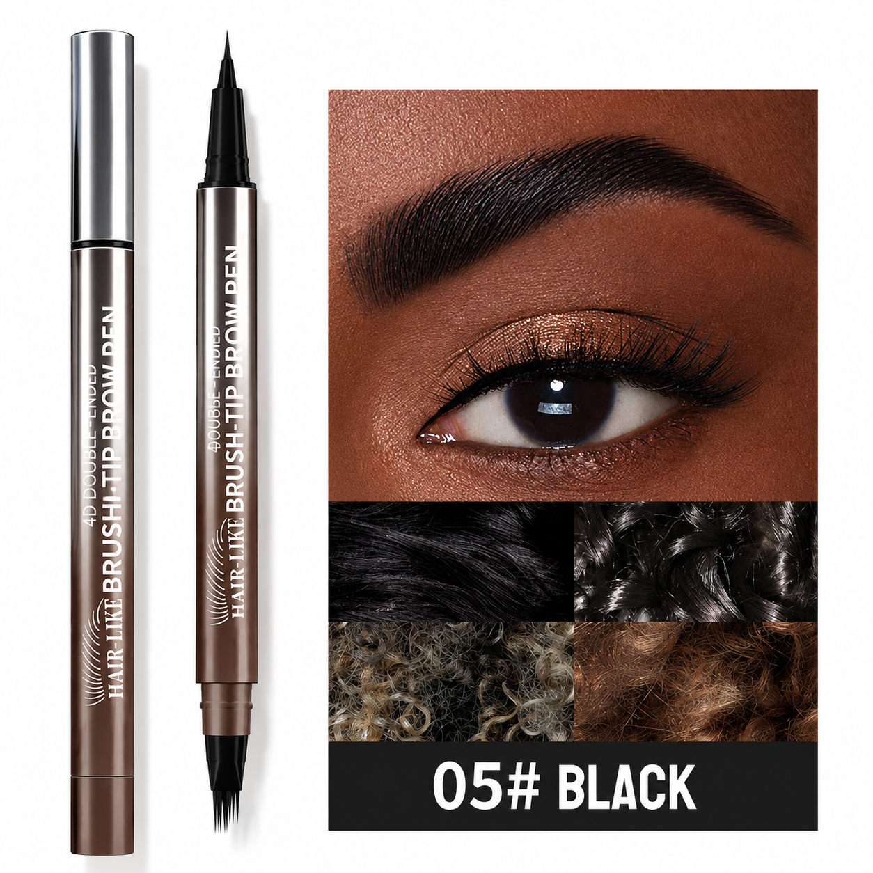 4D Dual-Ended Brow Pen