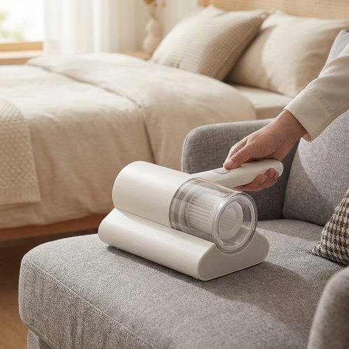 Wireless UV mite-removing vacuum cleaner