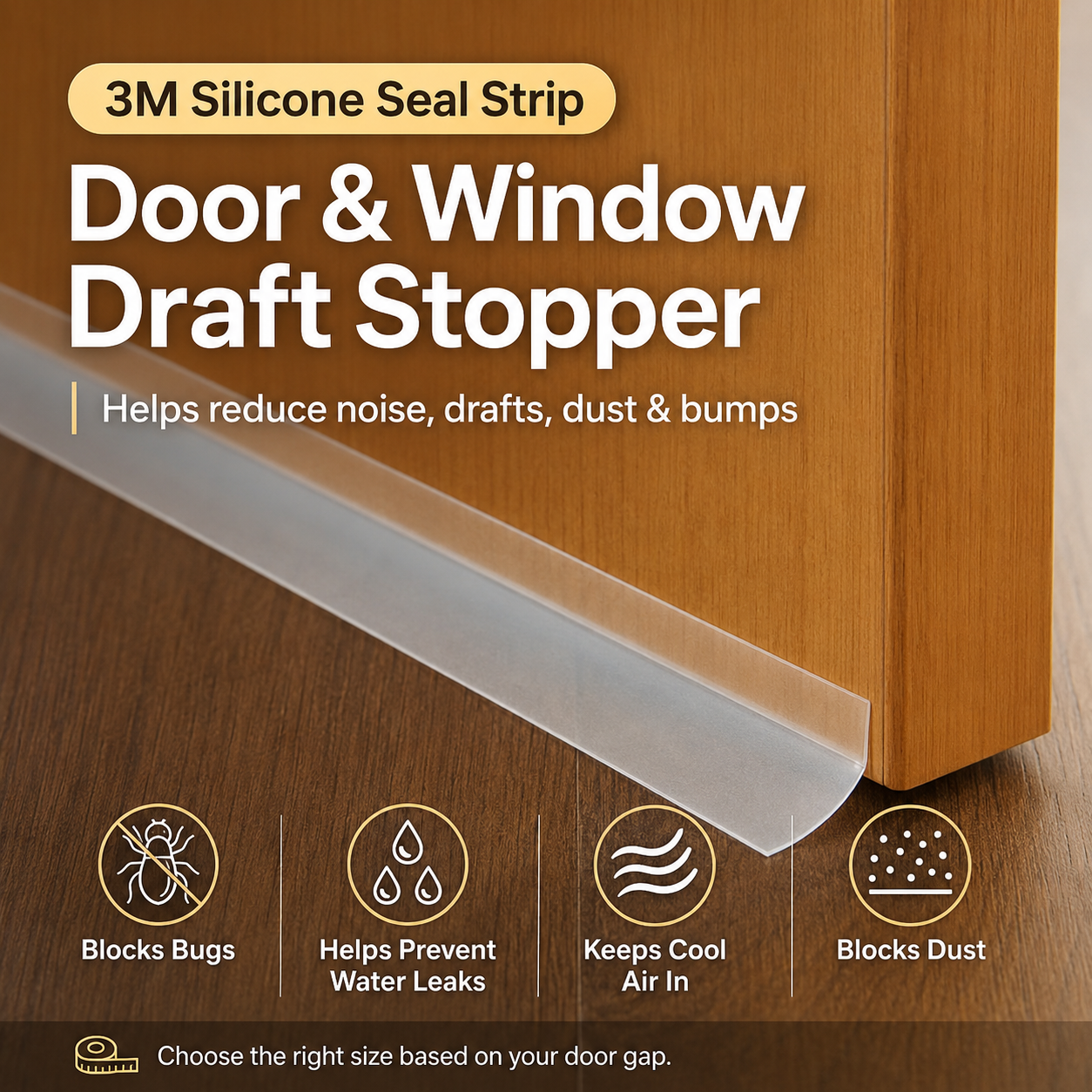 Silicone Door & Window Seal Strip