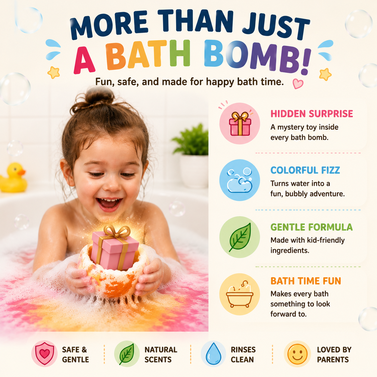 urn Bath Time Into Surprise Time™