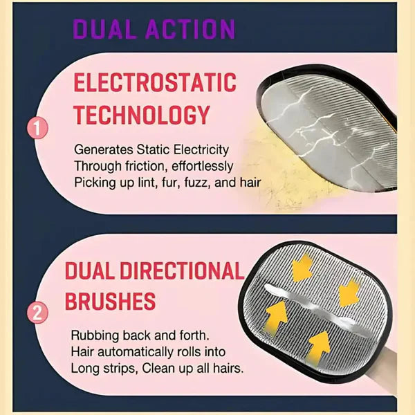 Pet hair remover Electrostatic gloves