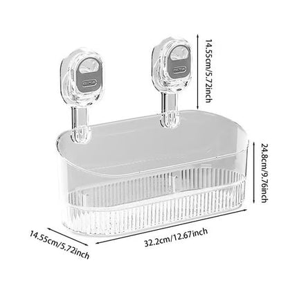 No-Drill Suction Storage Box  Large Capacity & Strong Load-Bearing